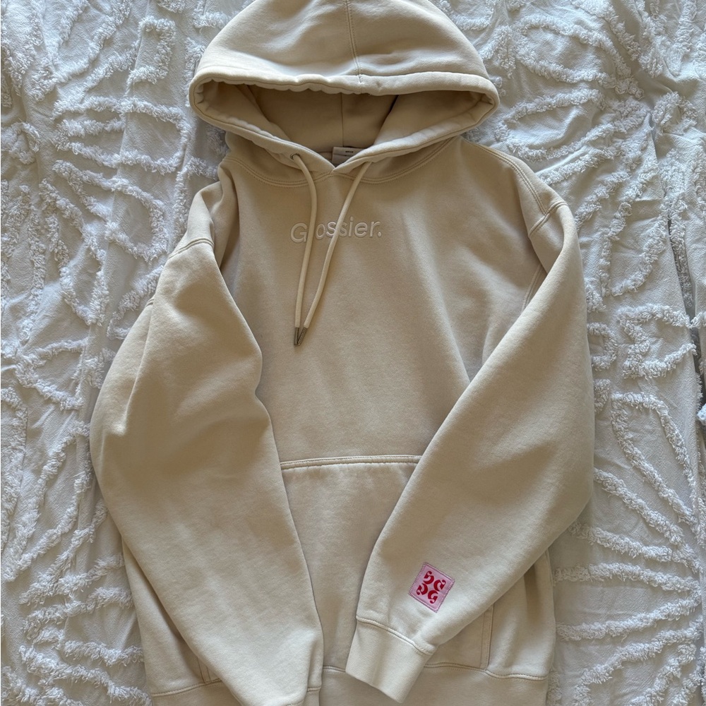 Limited Edition Embroidered Cream Hoodie